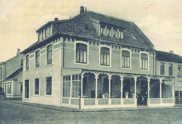 Historische Postkarte der Villa Medici, Aufnahme von ca. 1912